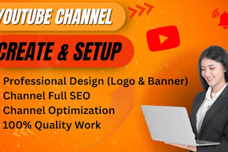 create and setup a professional youtube channel