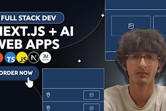 build a full stack next js web app with ai integration