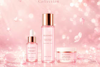 design luxury skincare social media posts for your brand