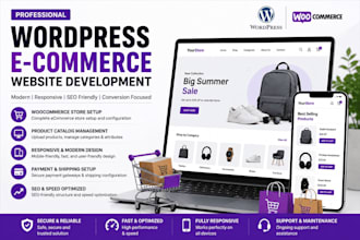 build a professional website with product catalog and product listing