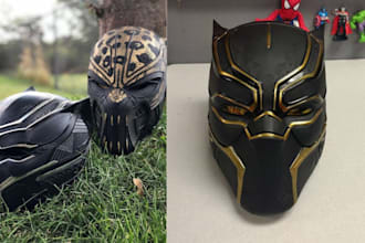 design 3d masks for cosplay,printing, and collectibles