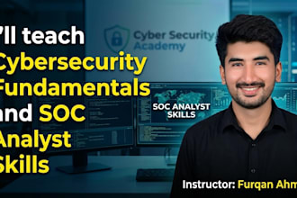 teach cybersecurity fundamentals and soc analyst skills