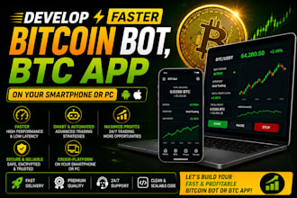 develop faster bitcoin bot, btc app on your smartphone or pc