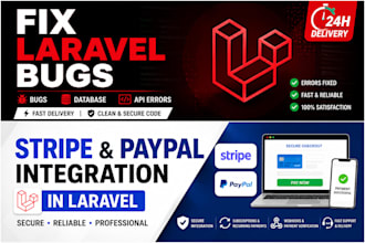 integrate payment gateways in laravel website or API
