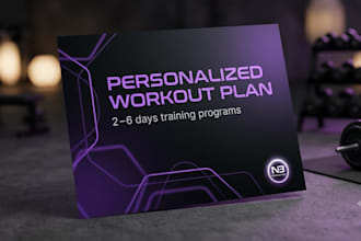 create a custom gym training program based on your goals and schedule for males
