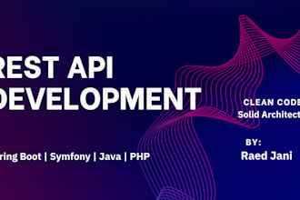 build a rest API with spring boot or symfony with documentation