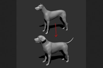 do 3d animal model 3d texture 3d fur, creature 3d xgen 3d maya