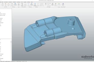 do reverse engineering, 3d modelling 3d scan to solid cad model, stl to step