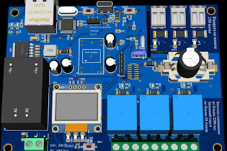 design stm32 can bus, rs485 modbus controller for industrial iot and robotics