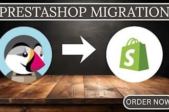 migrate prestashop to shopify website migration securely without losing database
