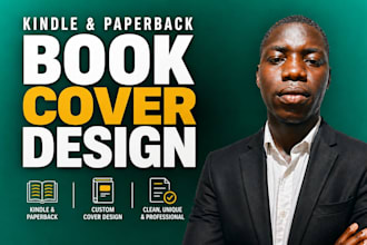 kdp book cover design fiction nonfiction self help paperback book cover design