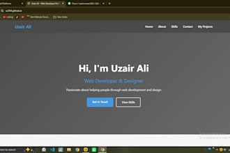 create modern qr code website and institute website
