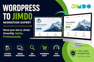 migrate your website from wordpress to jimdo ecommerce wordpress website jimdo