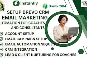 setup brevo crm email marketing automation for coaches and consultants