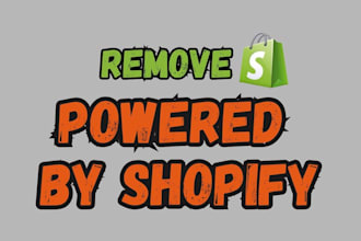 remove powered by shopify from shopify website footer