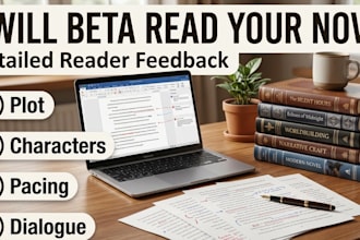 beta read your novel and provide honest feedback