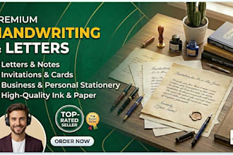do handwriting jobs for your notes and letters