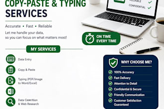 assist with data input