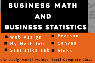 do math, statistics, business math, business statistics class