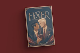 design a professional editorial book cover