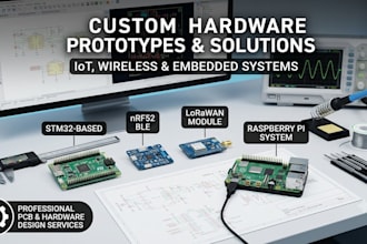 review, fix and redesign pcb, schematics, troubleshoot hardware