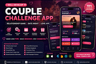 develop relationship game app, romantic game app, ai relationship coach app