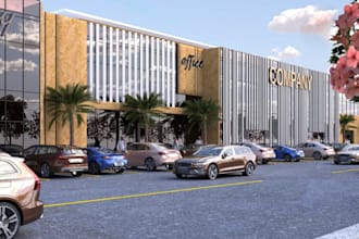 create exterior design with realistic 3d rendering software