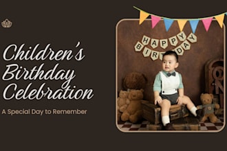 design a invitation card for your birthday party