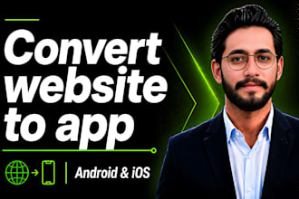 convert website to app with flutter app development for android ios