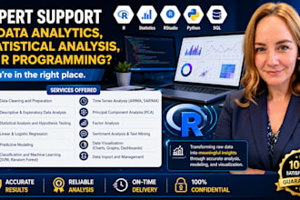data analysis, data science using spss, rstudio, python,stata and excel