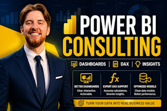 provide power bi consulting and data analytics solutions