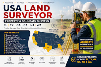 usa fl tx ga ca nj wg land surveyor property and boundary surveys
