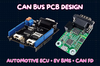 design can bus pcb board for automotive ecu ev bms industrial embeeded systems