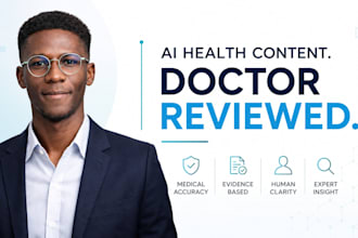 fact check, review and edit ai generated health content