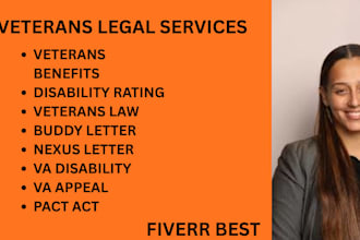 be your lawyer and help with VA disability claims, appeal, and veterans benefits