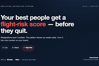set up an early warning system for employee turnover