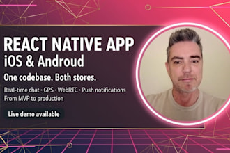 react native cross platform app developer