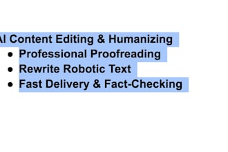 edit, proofread, and humanize your ai content