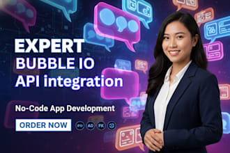 build bubble io app, bubble mvp, saas, ai app, bubble website and API integratio
