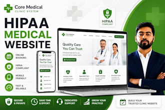 build a hipaa compliant wordpress medical clinic website with booking