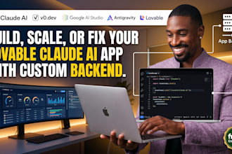 build scale or fix your lovable claude ai app with custom backend