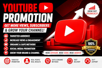 promote your youtube channel for more views and subscribers