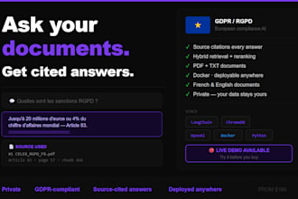 build a gdpr document ai assistant with cited answers