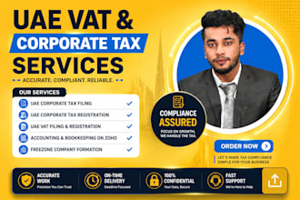 provide expert uae corporate tax return and vat filing services