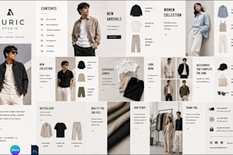 design luxury fashion catalog seasonal lookbook line sheet for clothing brand