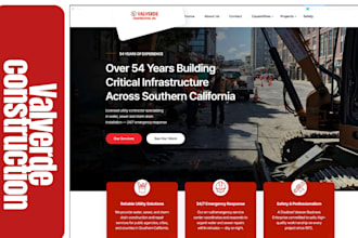 build a construction company website with automated lead followup and ai chatbot