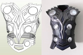 wearable cosplay armor cosplay pattern sewing pattern costume outfit cosplay