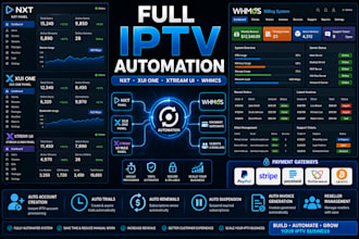 full automation for nxt xui one xtreamui max panel full automation with whmcs