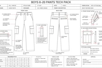 design baggy cargo pants and utility streetwear tech packs