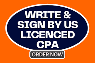 write verified CPA letter, income letter, mortgage letter, expense ratio letter